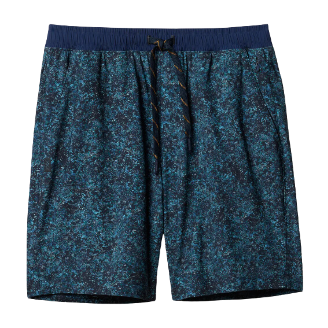 7" Pursuit Short - Unlined - Navy Pebble Print