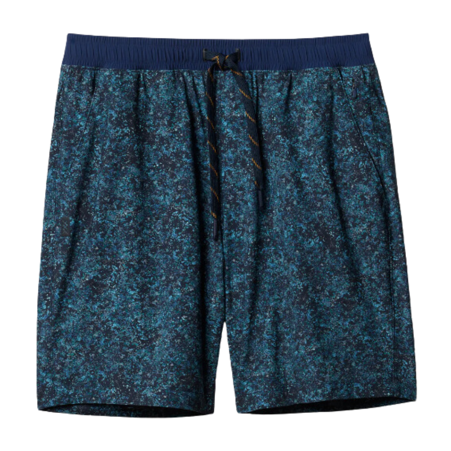 7" Pursuit Short - Unlined - Navy Pebble Print