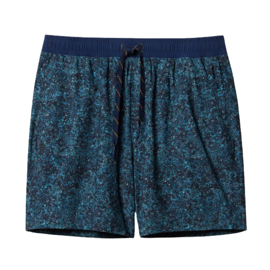 5" Pursuit Short - Unlined - Navy Pebble Print