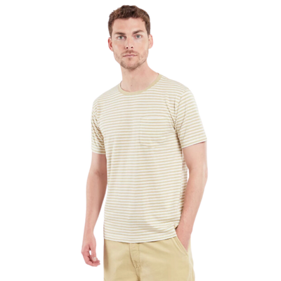 Heritage Striped T-Shirt - Pale Olive