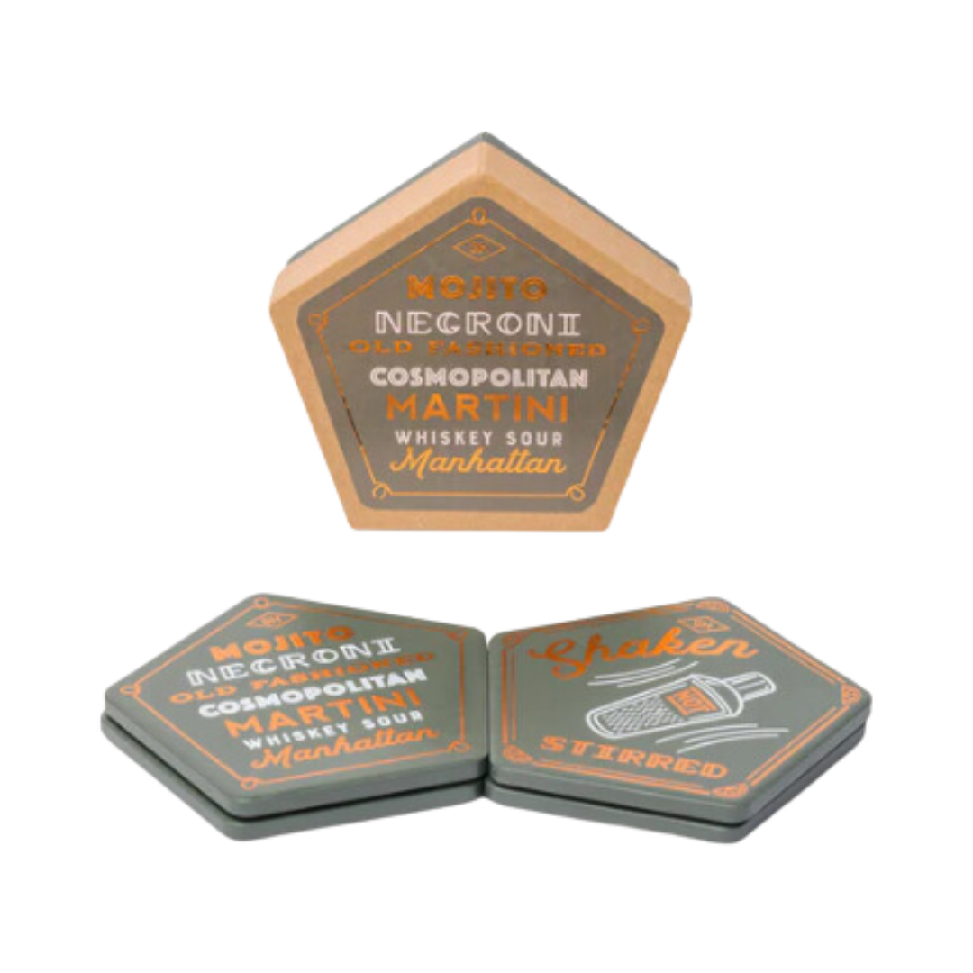 Cocktail Coasters - Set of 4