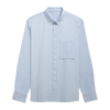 Vance Stripe Oxford Shirt - Lavender Blue & White
