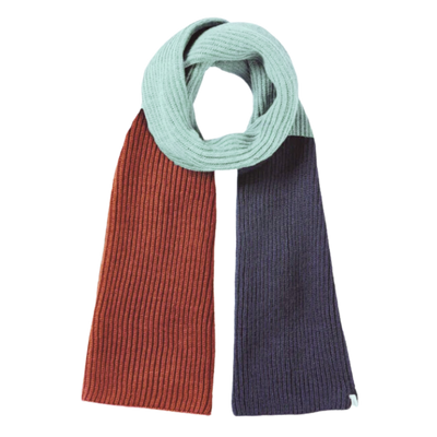 Dennis Scarf - Rust, Seafoam & Navy