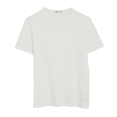 Village Crew Neck Tee - Bright White