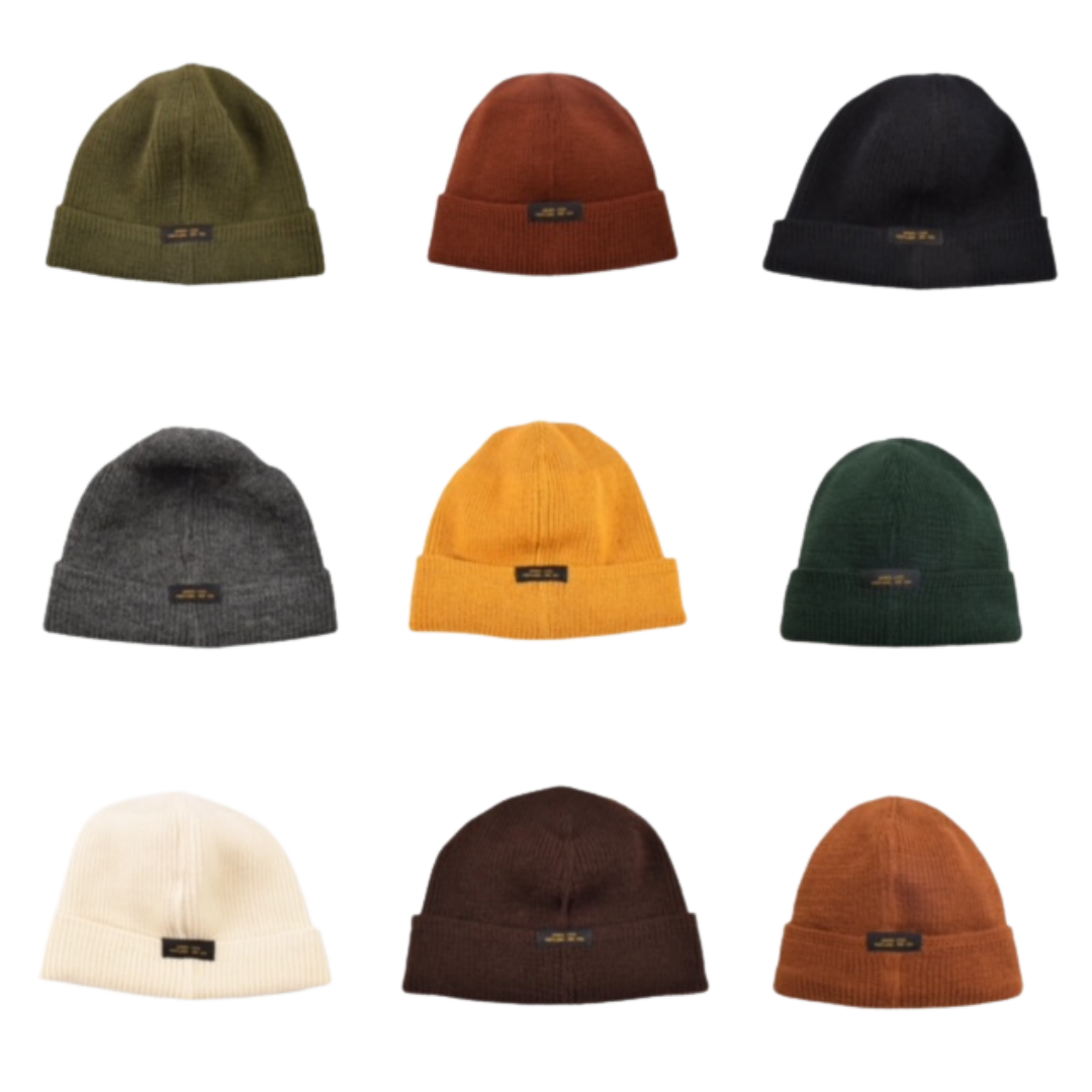 Dehen Wool Knit Watch Caps