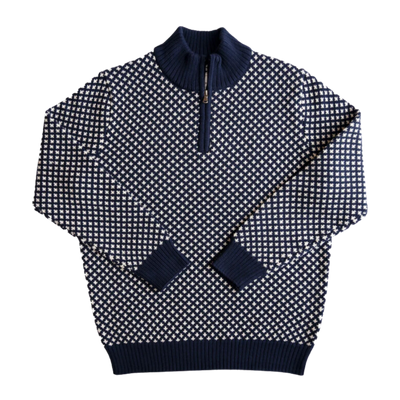 Edgartown SeaWell Quarter Zip - Navy