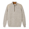 Foxton Quarter Zip Neck - Oatmeal