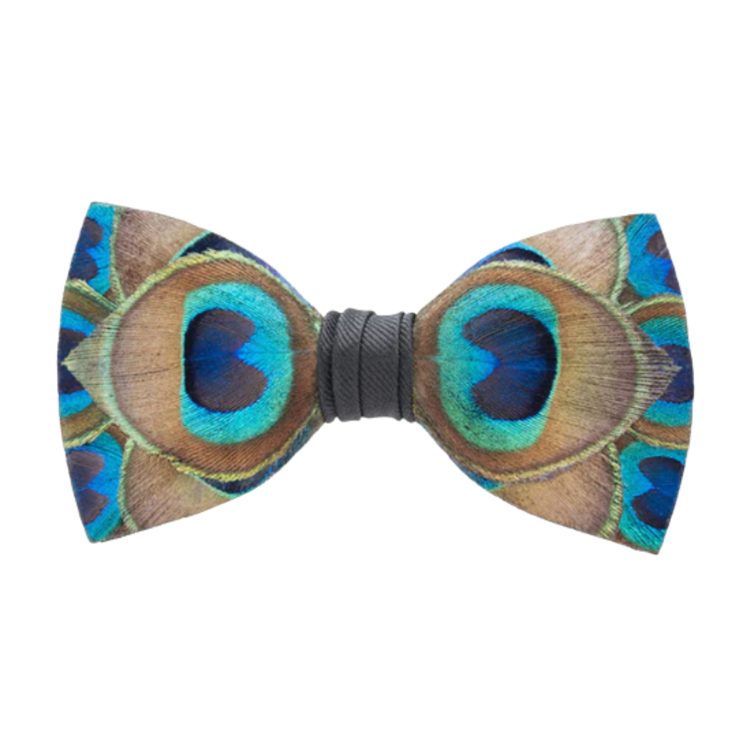 Hammock Bow Tie - Peacock Feathers