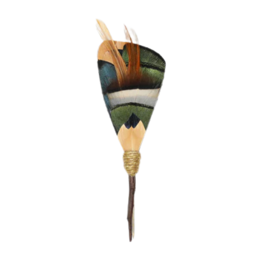 Adder Lapel Pin - Pheasant, Partridge & Rooster Feathers