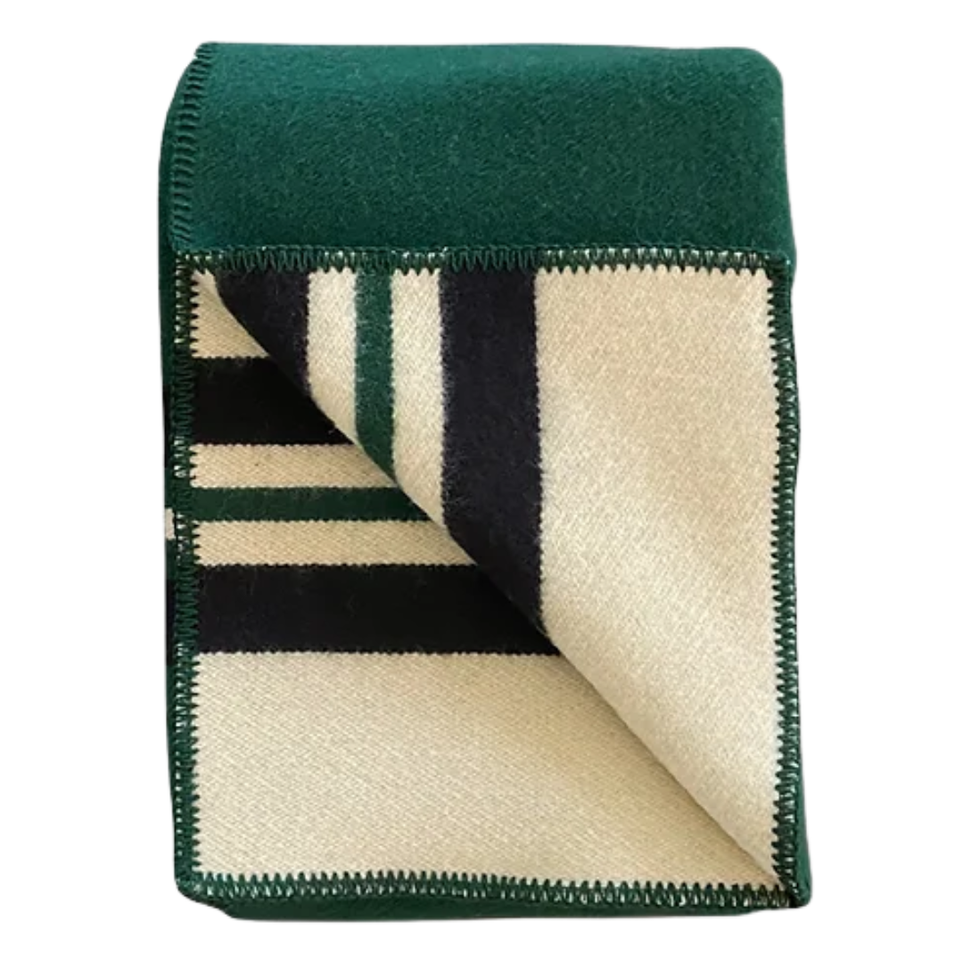 Stags Head Wool Blanket