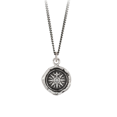 Sterling Silver Talisman Necklace - Direction