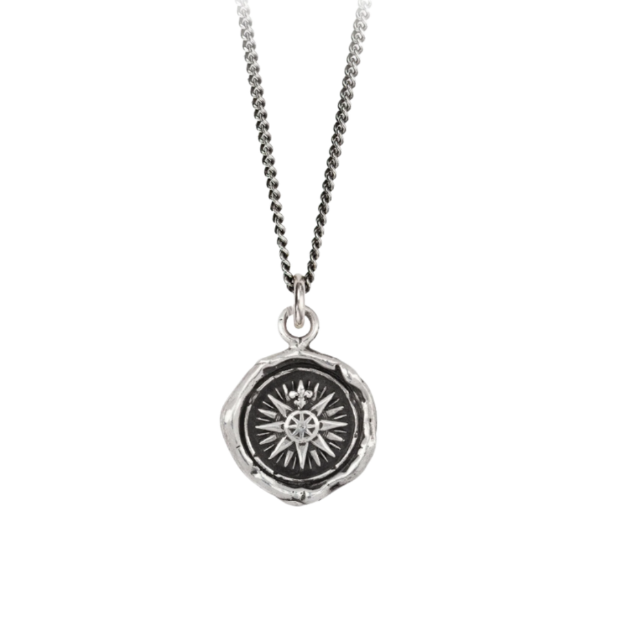 Sterling Silver Talisman Necklace - Direction