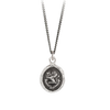 Sterling Silver Talisman Necklace - Brave in Difficulties