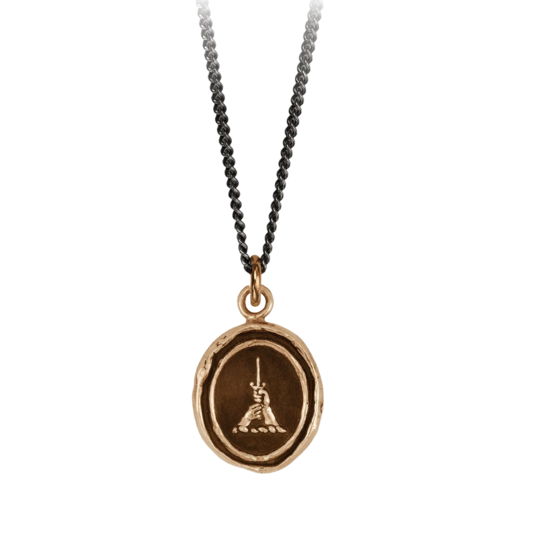 Bronze Talisman Necklace - Brotherhood