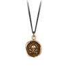 Bronze Talisman Necklace - Remember to Live