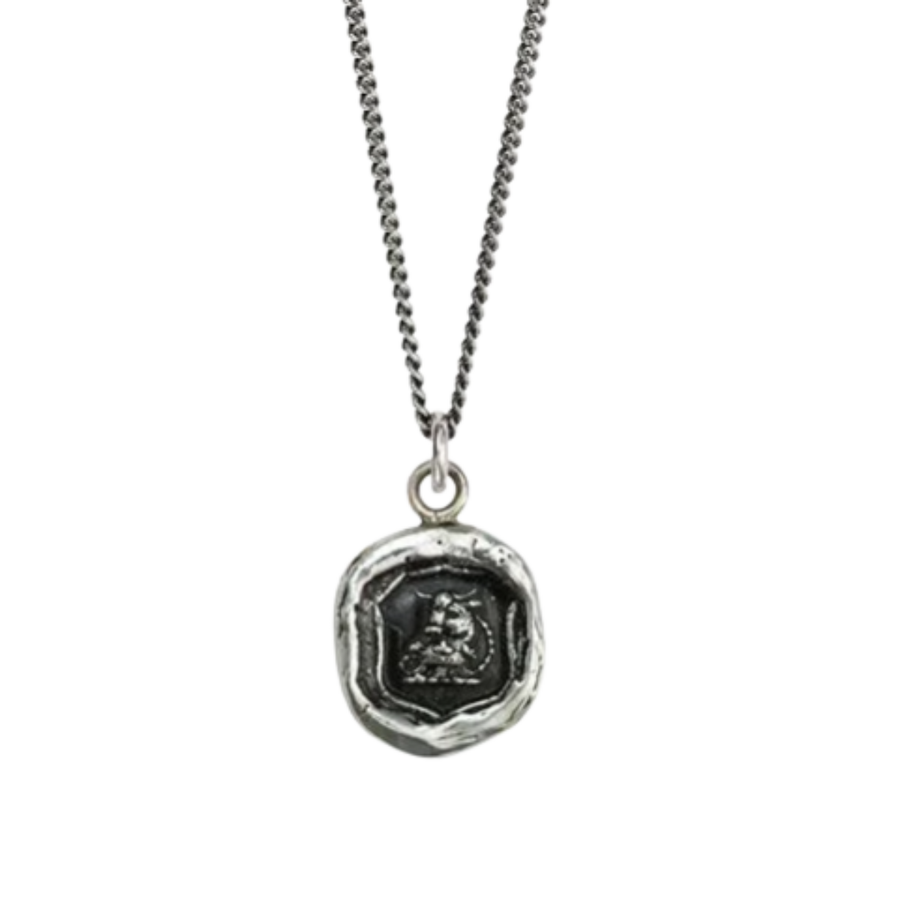 Sterling Silver Talisman Necklace - Fatherhood
