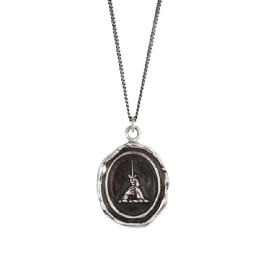 Sterling Silver Talisman Necklace - Brotherhood