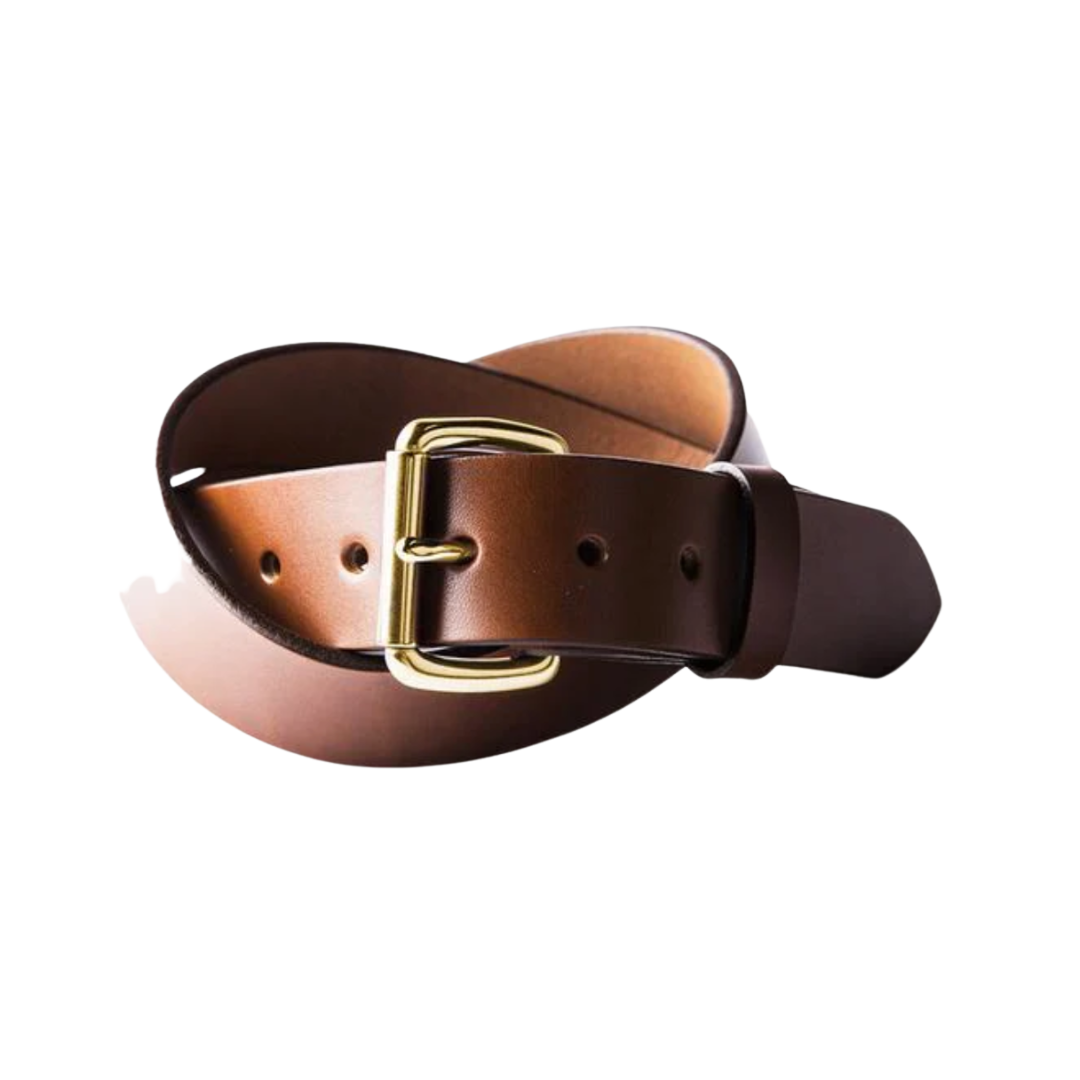 Cognac Standard Belt w/ Brass Buckle