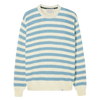 Richmond Striped Crew Sweater - Seafoam