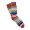 Pantone Stripe Cotton Socks - Furnace