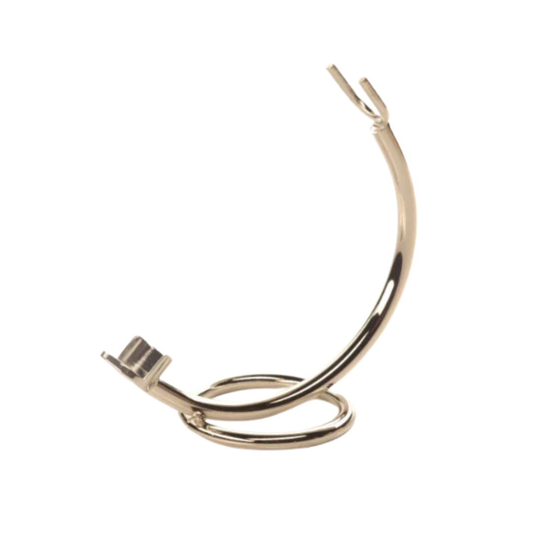 Angled Chrome Razor Stand