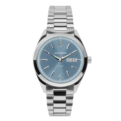 Canton Day Date Automatic - SS_Sky Blue Dial_SS Bracelet