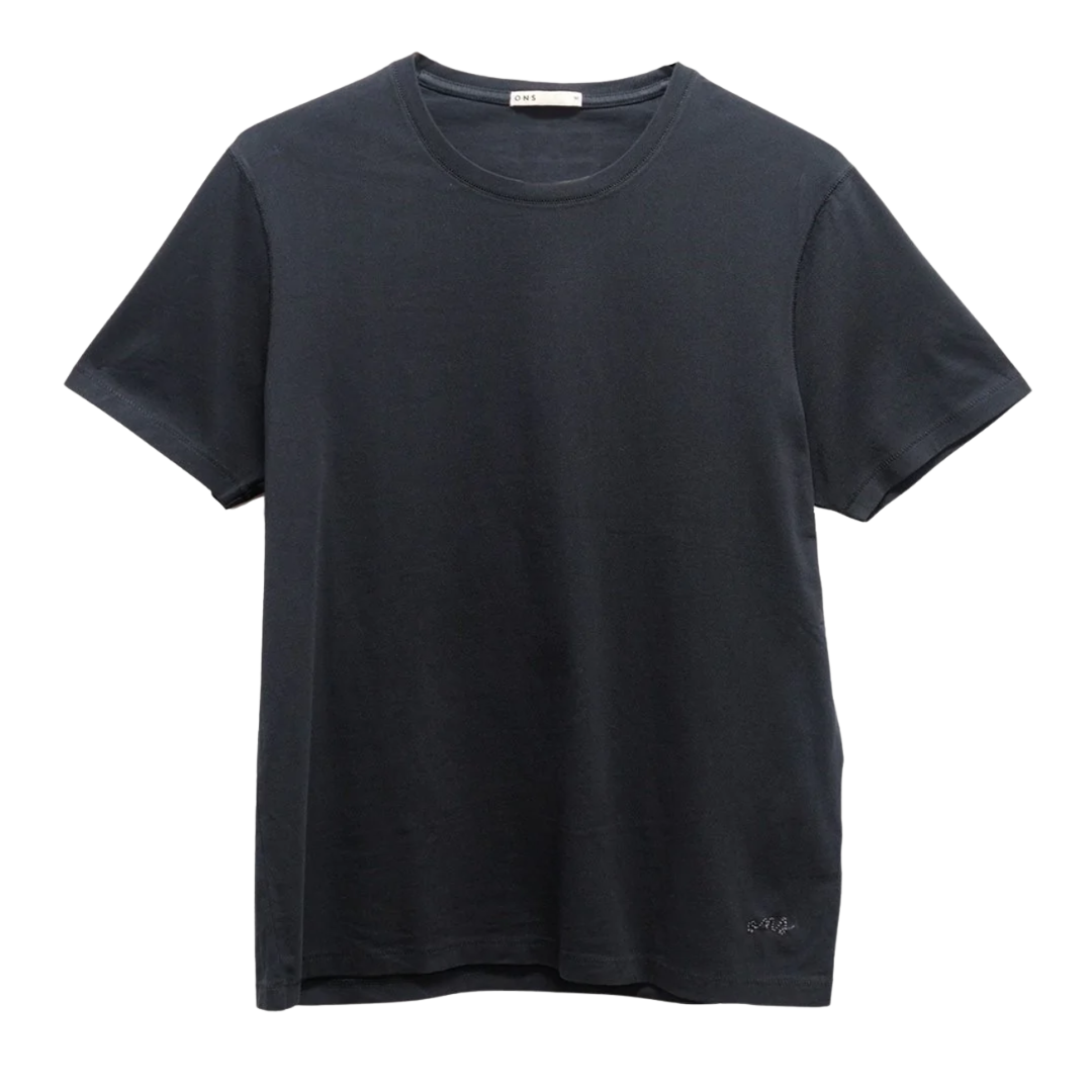 Village Crew Neck Tee - Black