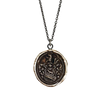 Bronze Talisman Necklace - Heart of the Wolf