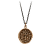 Bronze Talisman Necklace - - Trust In God