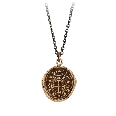 Bronze Talisman Necklace - - Trust In God