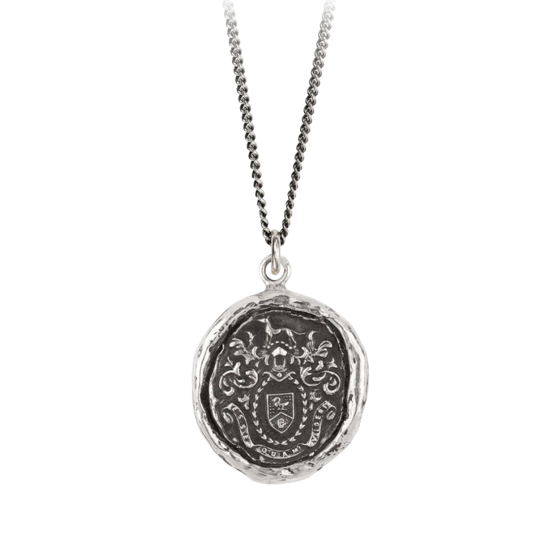 Sterling Silver Talisman Necklace - Authentic