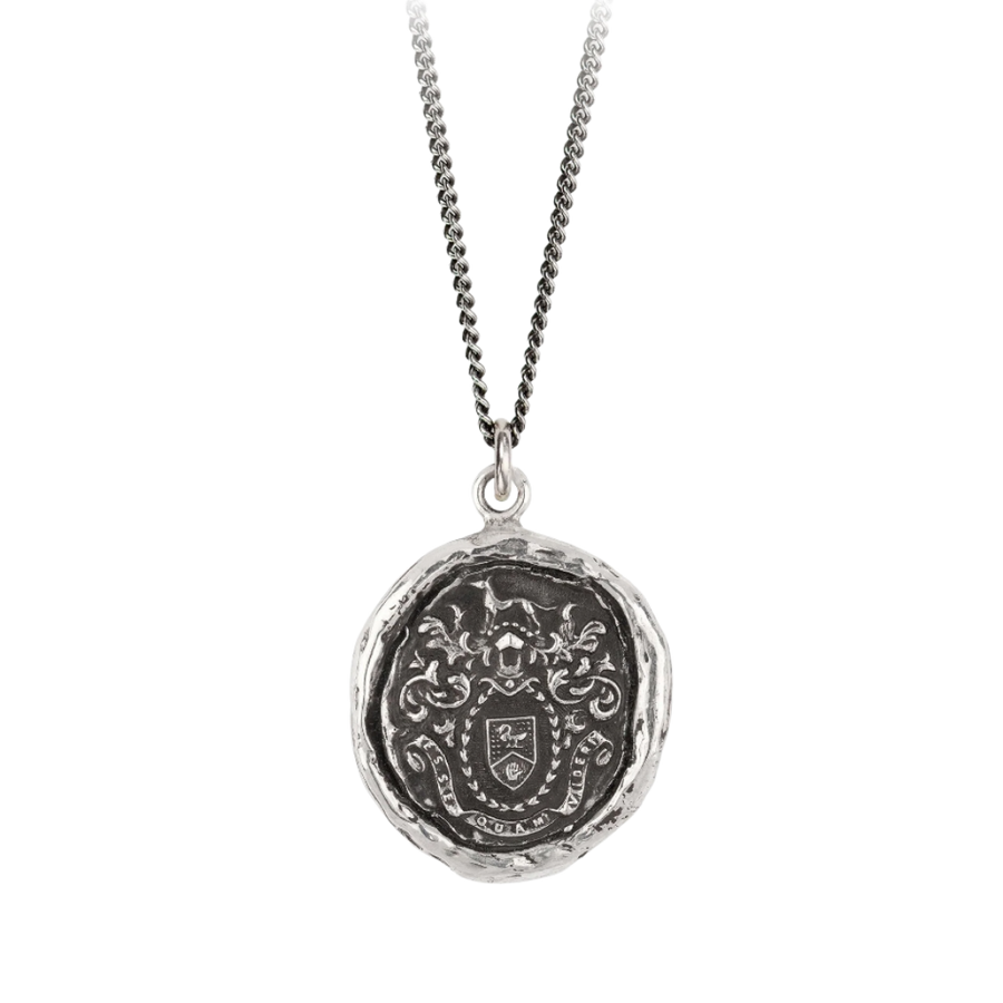 Sterling Silver Talisman Necklace - Authentic