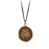 Bronze Talisman Necklace - Safe Journey