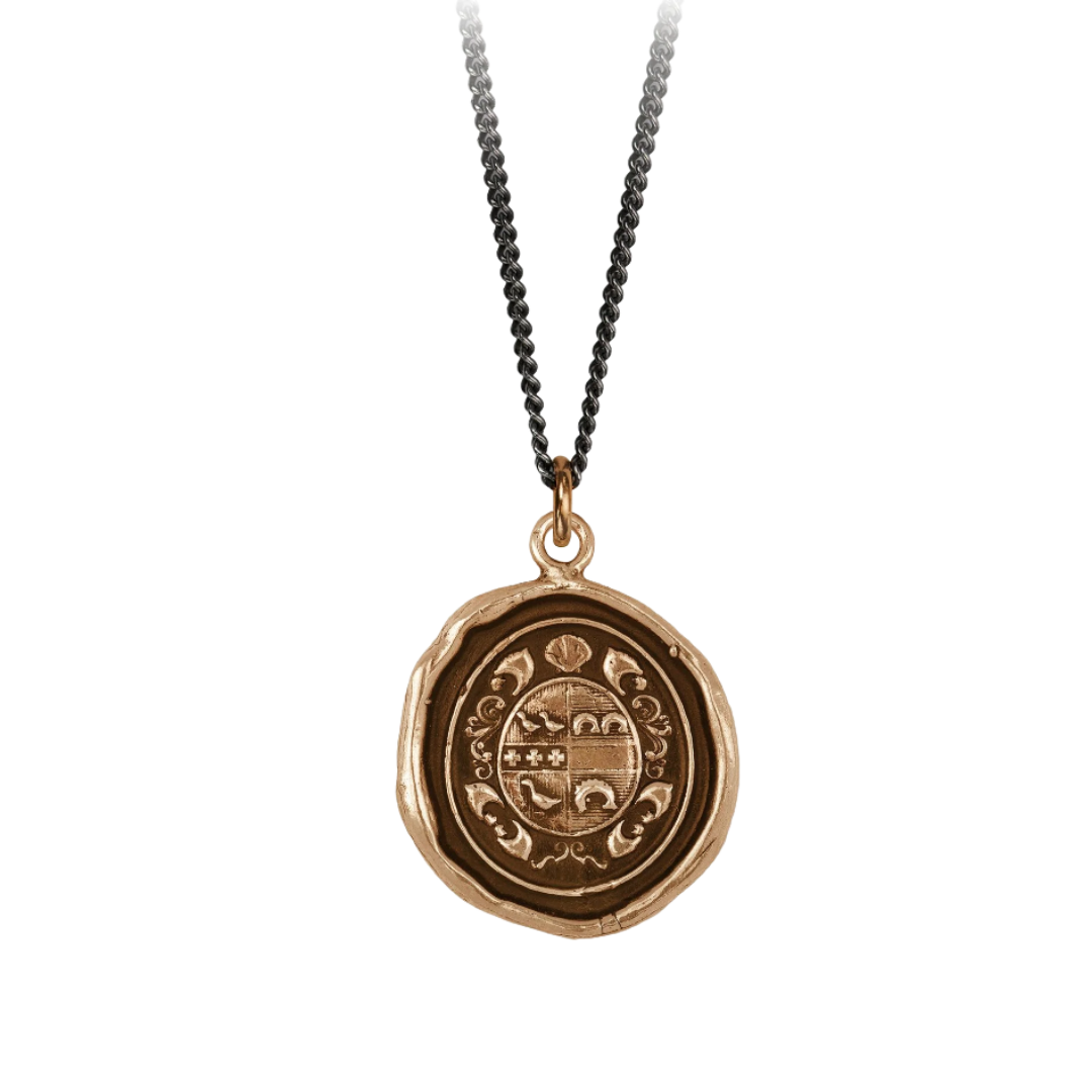 Bronze Talisman Necklace - Safe Journey