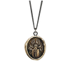 Bronze Talisman Necklace - Defender