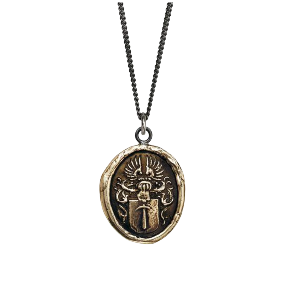 Bronze Talisman Necklace - Defender