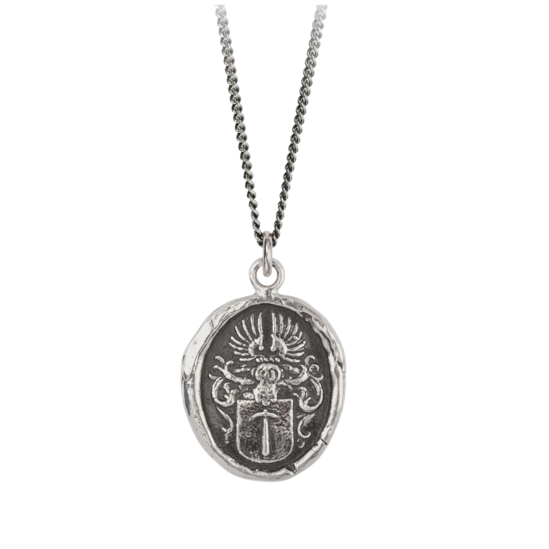 Sterling Silver Talisman Necklace - Defender