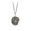 Sterling Silver Talisman Necklace - Devoted Father