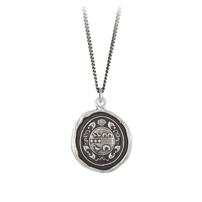 Sterling Silver Talisman Necklace - Safe Journey