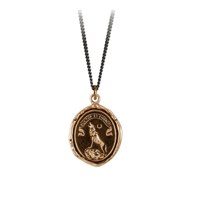 Bronze Talisman Necklace - Struggle & Emerge