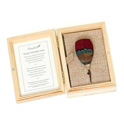 Wild Air Lapel Pin - Goose, Pheasant & Turkey Feathers