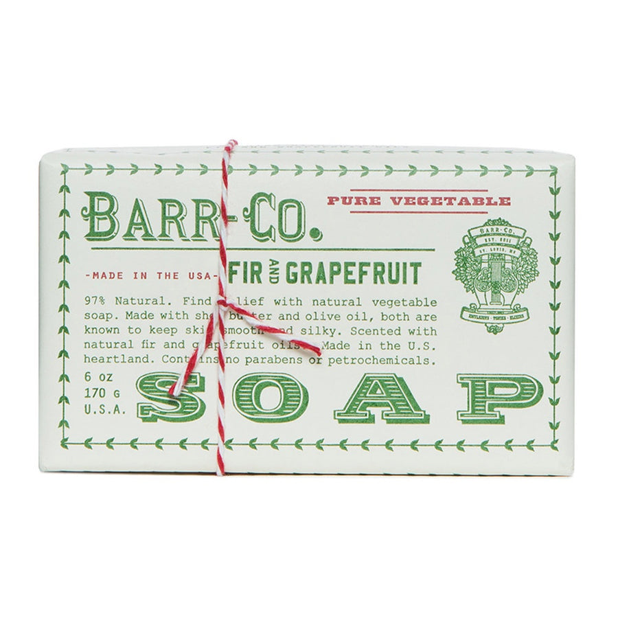 Triple Milled Bar Soap - Fir & Grapefruit