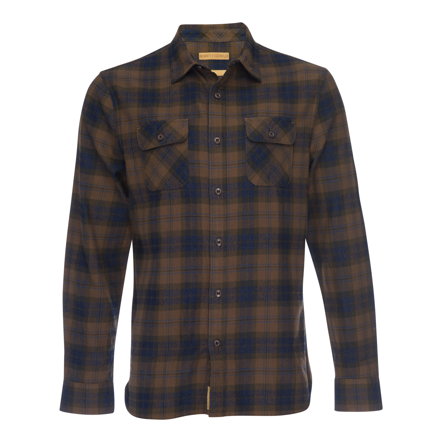 Truman Outdoor Shirt - Gold Plaid