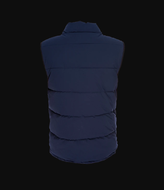 Quilted Vest - Navy Blue