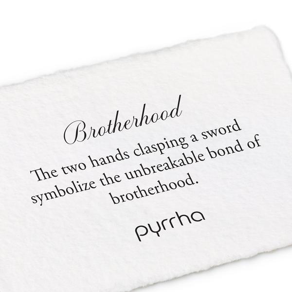 Sterling Silver Talisman Necklace - Brotherhood