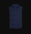 Quilted Vest - Navy Blue
