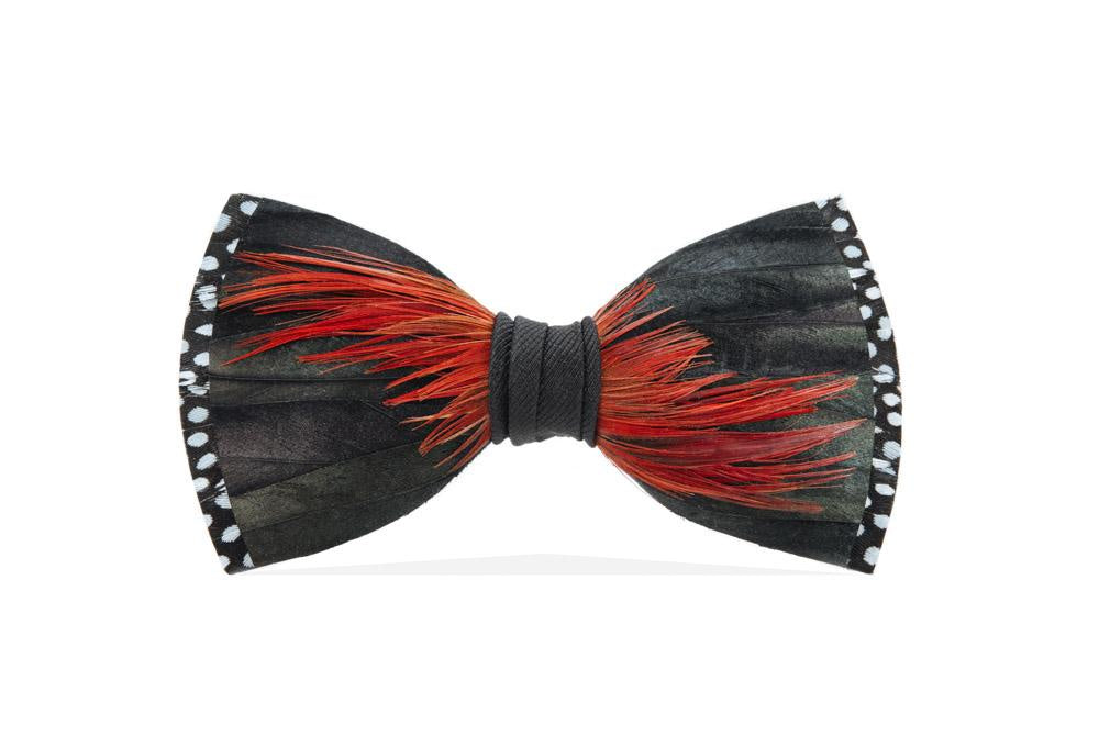 Big Spur 2.0 Bow Tie - Rooster, Guinea & Pheasant Feathers