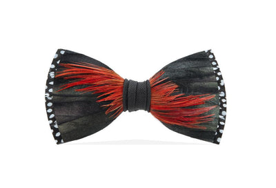 Big Spur 2.0 Bow Tie - Rooster, Guinea & Pheasant Feathers