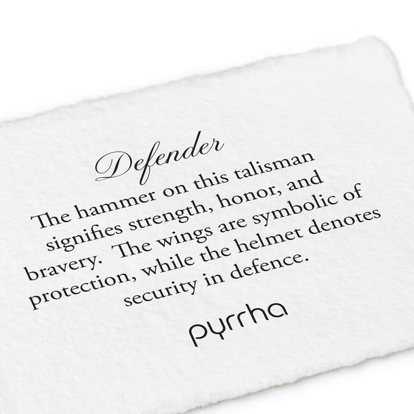 Bronze Talisman Necklace - Defender