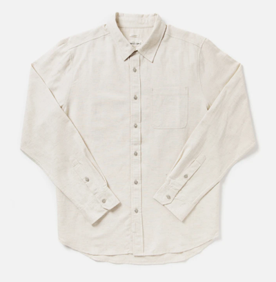 Jude Button Down - Natural